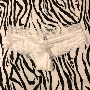 White Victoria’s Secret panties